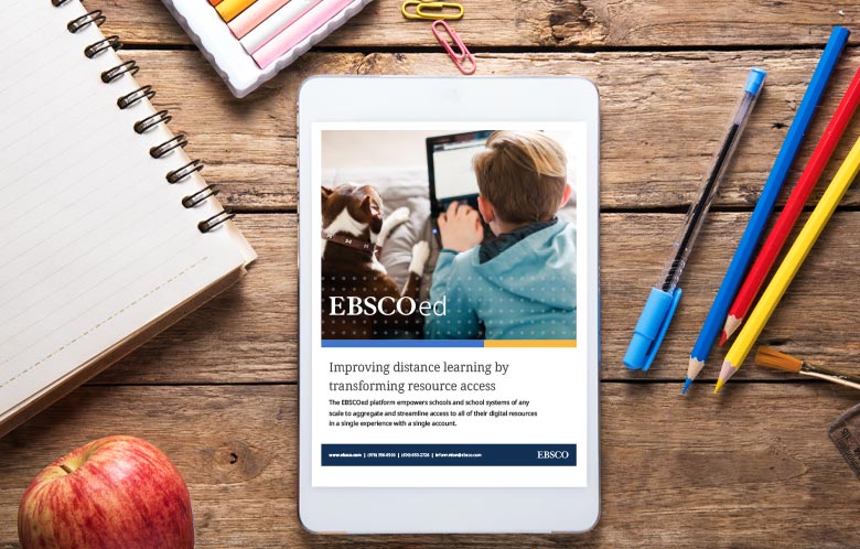 improve distance learning with ebscoed solution brief image    
