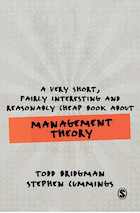 sage very short management theory cover    
