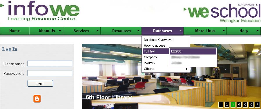 welingkar institute homepage screenshot   